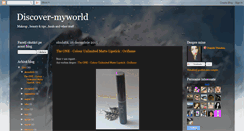 Desktop Screenshot of discover-myworld.blogspot.com