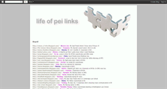 Desktop Screenshot of lifeofpeilinks.blogspot.com