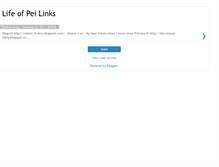 Tablet Screenshot of lifeofpeilinks.blogspot.com