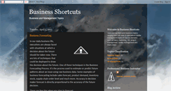 Desktop Screenshot of businessshortcuts.blogspot.com