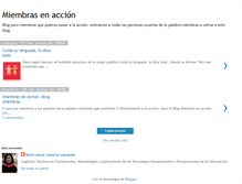 Tablet Screenshot of miembrasenaccion.blogspot.com