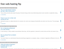 Tablet Screenshot of free-hosting-web-ftp.blogspot.com