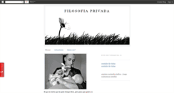 Desktop Screenshot of filosofia-privada.blogspot.com