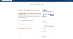 Desktop Screenshot of dicasdobob.blogspot.com