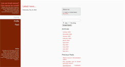 Desktop Screenshot of cure-cancer.blogspot.com