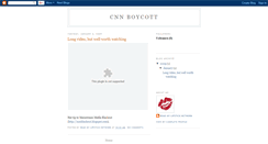 Desktop Screenshot of cnnboycott.blogspot.com