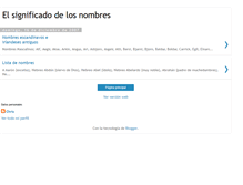 Tablet Screenshot of nombresysignificado.blogspot.com