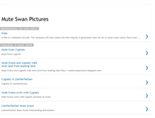 Tablet Screenshot of muteswanpictures.blogspot.com