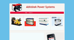 Desktop Screenshot of abhishekpowersystems.blogspot.com