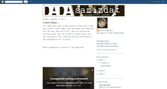 Desktop Screenshot of dadasamizdat.blogspot.com