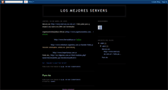 Desktop Screenshot of losmejoresservers.blogspot.com