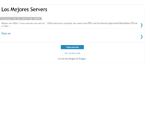Tablet Screenshot of losmejoresservers.blogspot.com