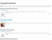 Tablet Screenshot of cleomariaoliveira.blogspot.com