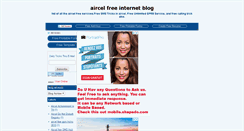 Desktop Screenshot of aircelfreeinternet.blogspot.com