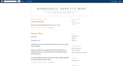 Desktop Screenshot of borroloola.blogspot.com