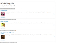 Tablet Screenshot of ponderingmylife.blogspot.com