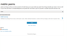 Tablet Screenshot of mobilepoems.blogspot.com