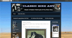 Desktop Screenshot of classicbikeart.blogspot.com