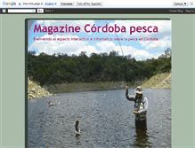 Tablet Screenshot of magazinecordobapesca.blogspot.com