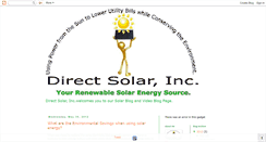 Desktop Screenshot of directsolarinc.blogspot.com