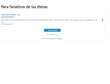 Tablet Screenshot of dietafanaticos.blogspot.com