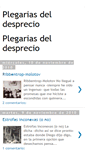 Mobile Screenshot of plegariasdeldesprecio.blogspot.com