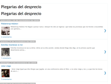 Tablet Screenshot of plegariasdeldesprecio.blogspot.com