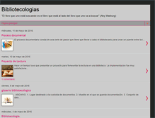 Tablet Screenshot of bibliotecologias.blogspot.com