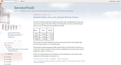 Desktop Screenshot of investortruth.blogspot.com