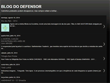 Tablet Screenshot of defensormaldito.blogspot.com