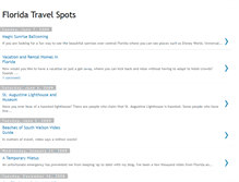 Tablet Screenshot of floridatravelspot.blogspot.com