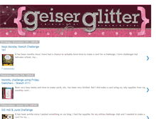 Tablet Screenshot of geiserglitter.blogspot.com