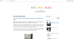 Desktop Screenshot of eatprayandblog.blogspot.com