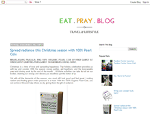 Tablet Screenshot of eatprayandblog.blogspot.com