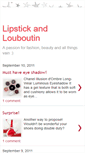 Mobile Screenshot of lipstickandlouboutin.blogspot.com