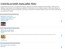 Tablet Screenshot of constelaciones-familiares-peru.blogspot.com