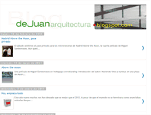 Tablet Screenshot of dejuanarquitectura.blogspot.com