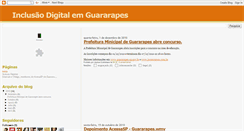 Desktop Screenshot of acessaguararapes.blogspot.com