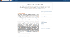 Desktop Screenshot of celulasagrada.blogspot.com