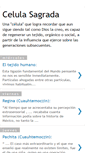 Mobile Screenshot of celulasagrada.blogspot.com