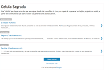 Tablet Screenshot of celulasagrada.blogspot.com