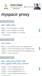 Mobile Screenshot of myspace4proxies.blogspot.com