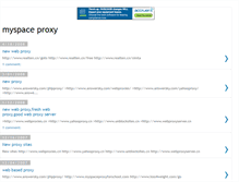 Tablet Screenshot of myspace4proxies.blogspot.com