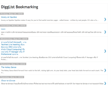 Tablet Screenshot of digglist.blogspot.com