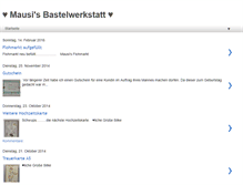 Tablet Screenshot of mausi76.blogspot.com