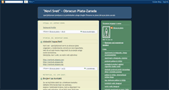 Desktop Screenshot of novisvet-plate-zarade.blogspot.com