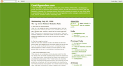 Desktop Screenshot of emailappenders.blogspot.com