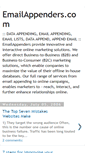 Mobile Screenshot of emailappenders.blogspot.com