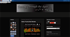 Desktop Screenshot of gamingthroughtheages.blogspot.com