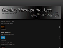 Tablet Screenshot of gamingthroughtheages.blogspot.com